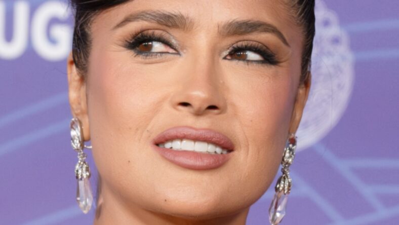 Salma Hayek Arching Back In Bikini Shows ‘No Problems In The Chest Department’