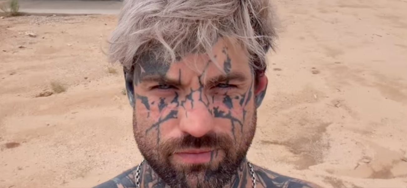 Sean Gatz Tattoos App Logo On Himself Amid Push To Pay Off $362K Debt