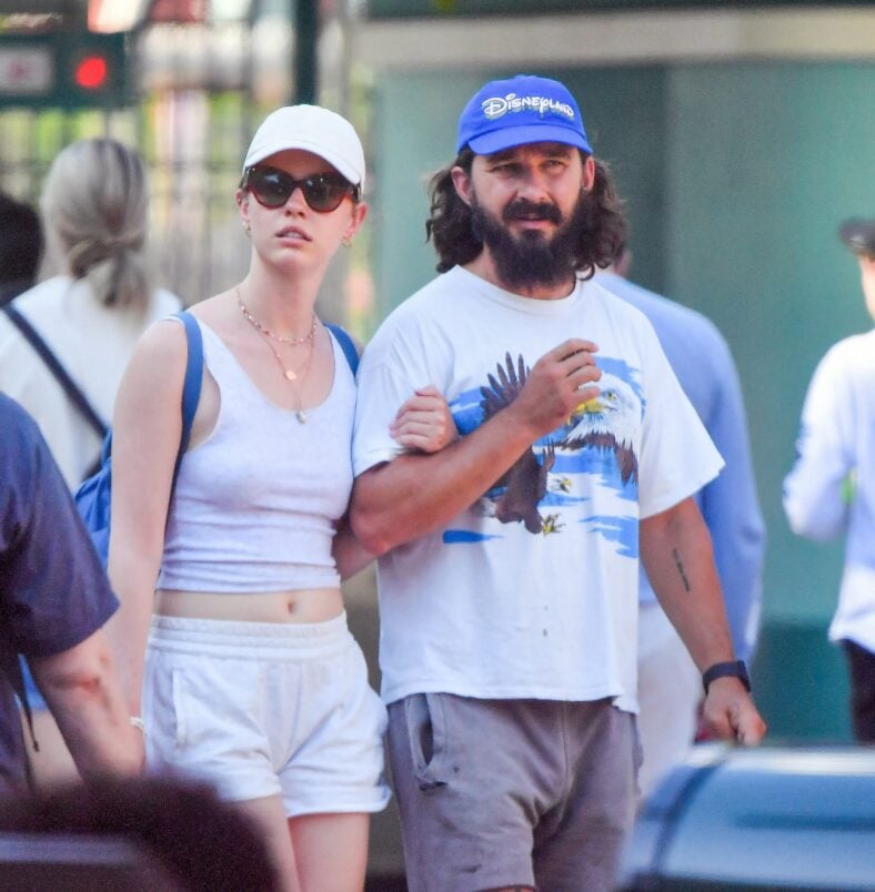 Shia Labeouf and Mia Goth