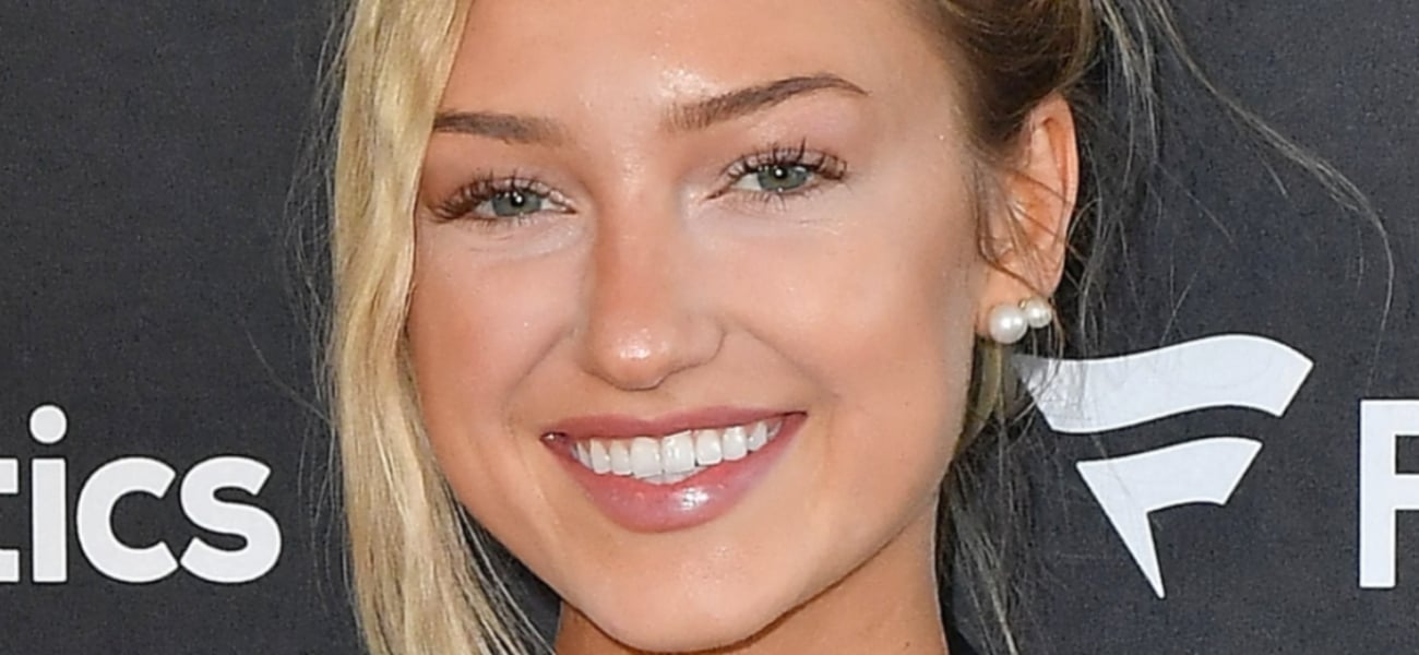 Sydney Thomas Showering In Plunging Floral Bikini Highlights Her ‘Perfect Set’