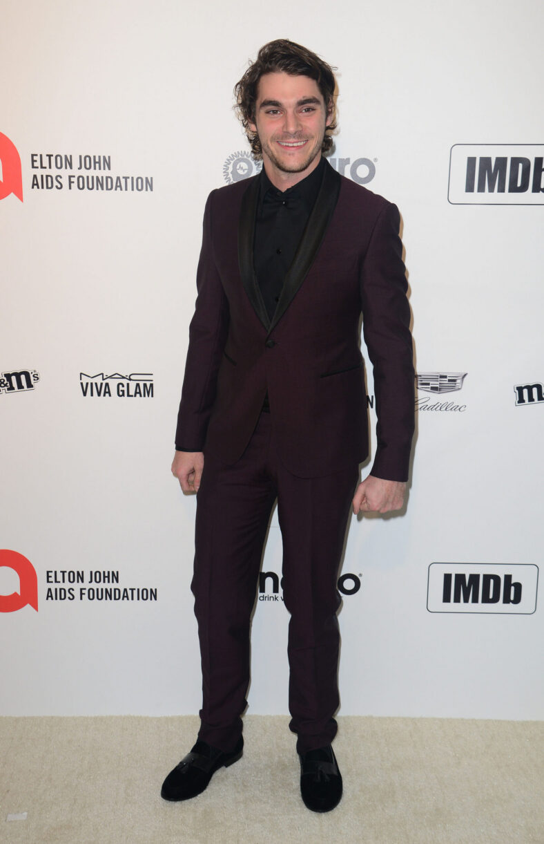 RJ Mitte at The Elton John AIDS Foundation Academy Awards Viewing Party